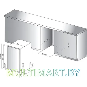Посудомоечная машина Hotpoint-Ariston HSIC 3T127 C картинка 2